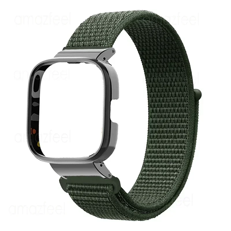 Universal Nylon Loop Strap Case Protector for Smartwatches - Versatile Wrist Band Bracelet Accessory