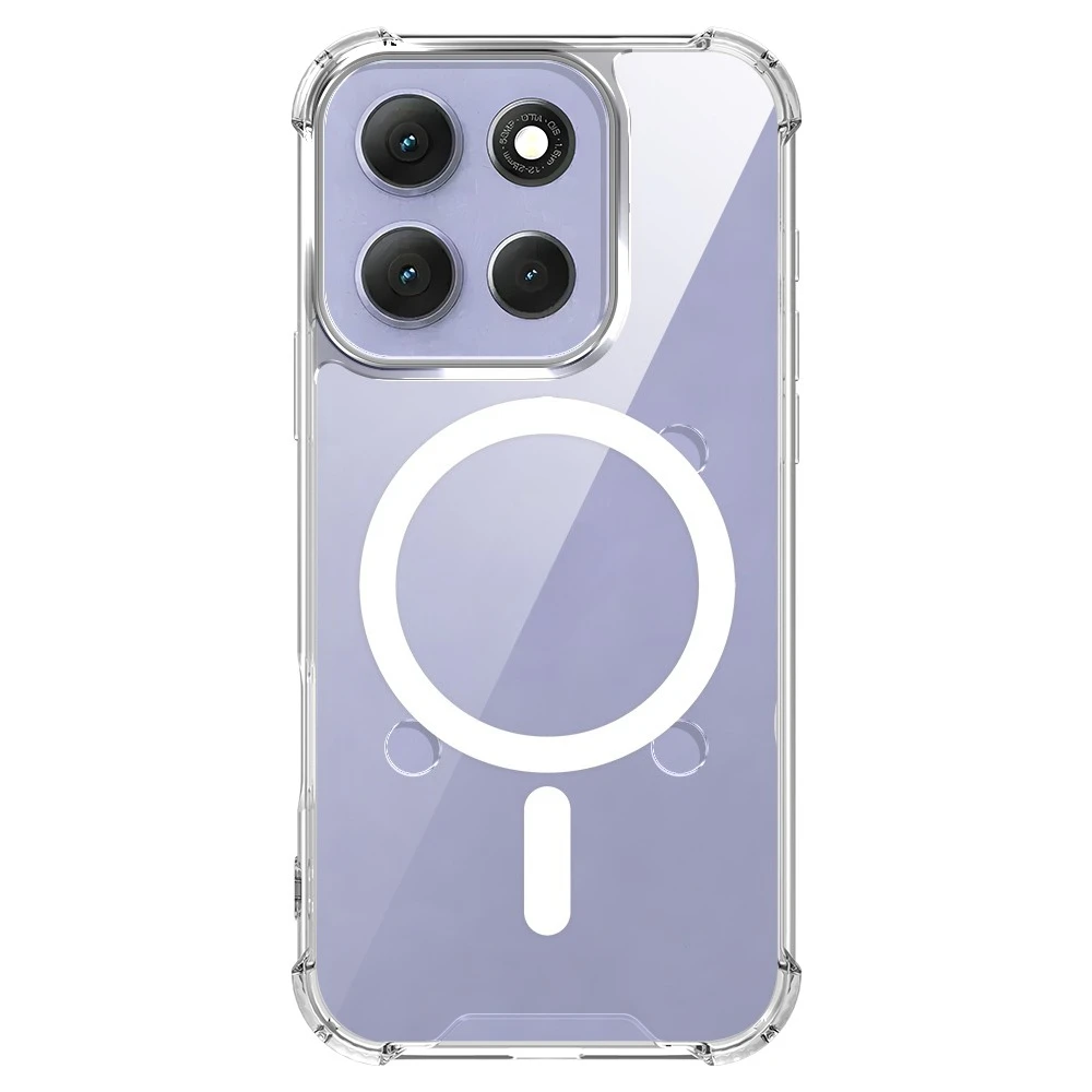 Enhanced Magnetic Anti-Fall Transparent Phone Case