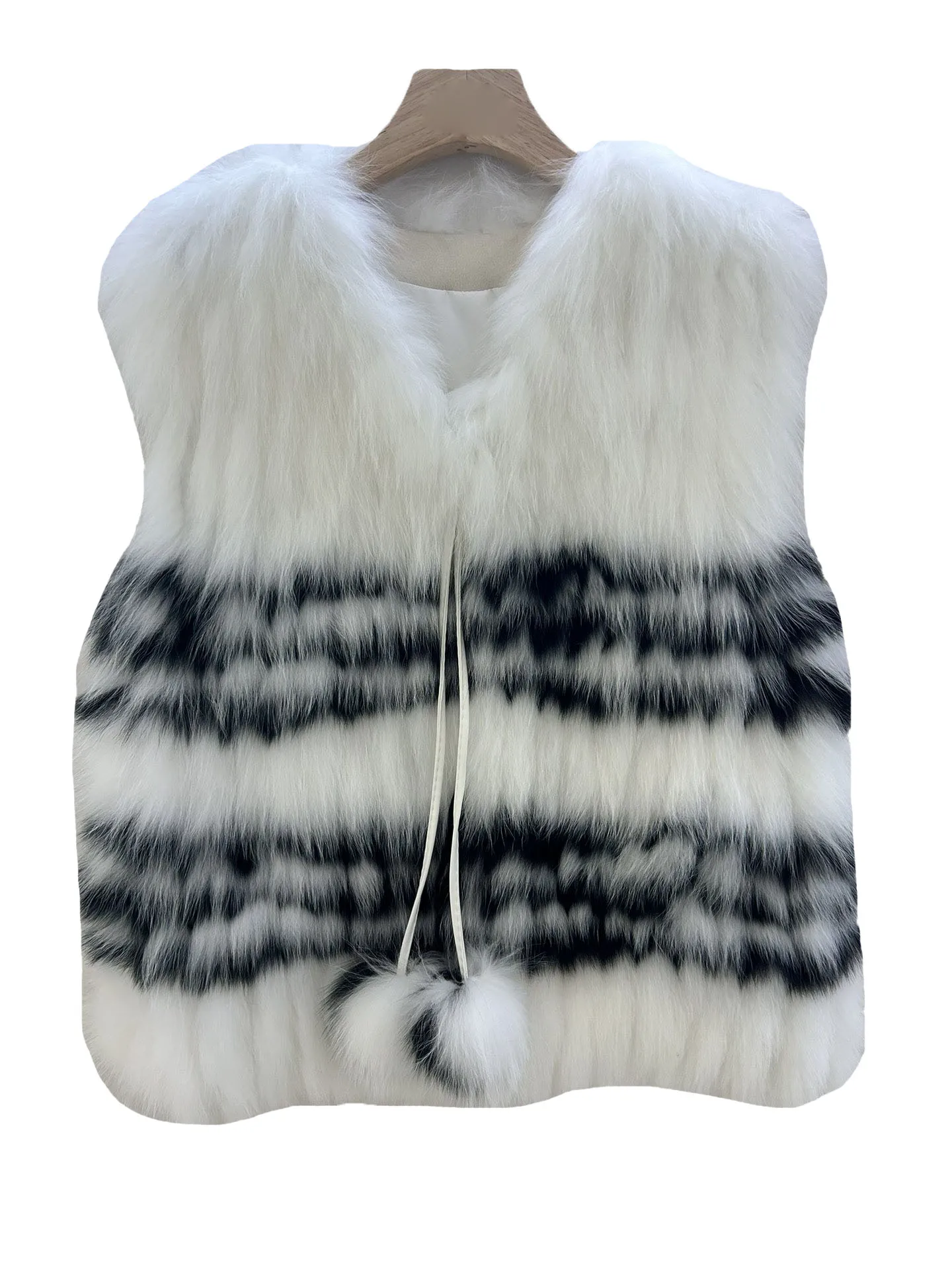 

Жилет с V-образным вырезом, Короткая свободная куртка популярного цвета, теплый и удобный дизайн, новинка зимы 2023, 1120