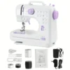 1 pcs- Portable Electric Sewing Machine Pro With 12 Stitches Patterns,  Multifunctional Home Sewing Machine Parents sewing tools 4