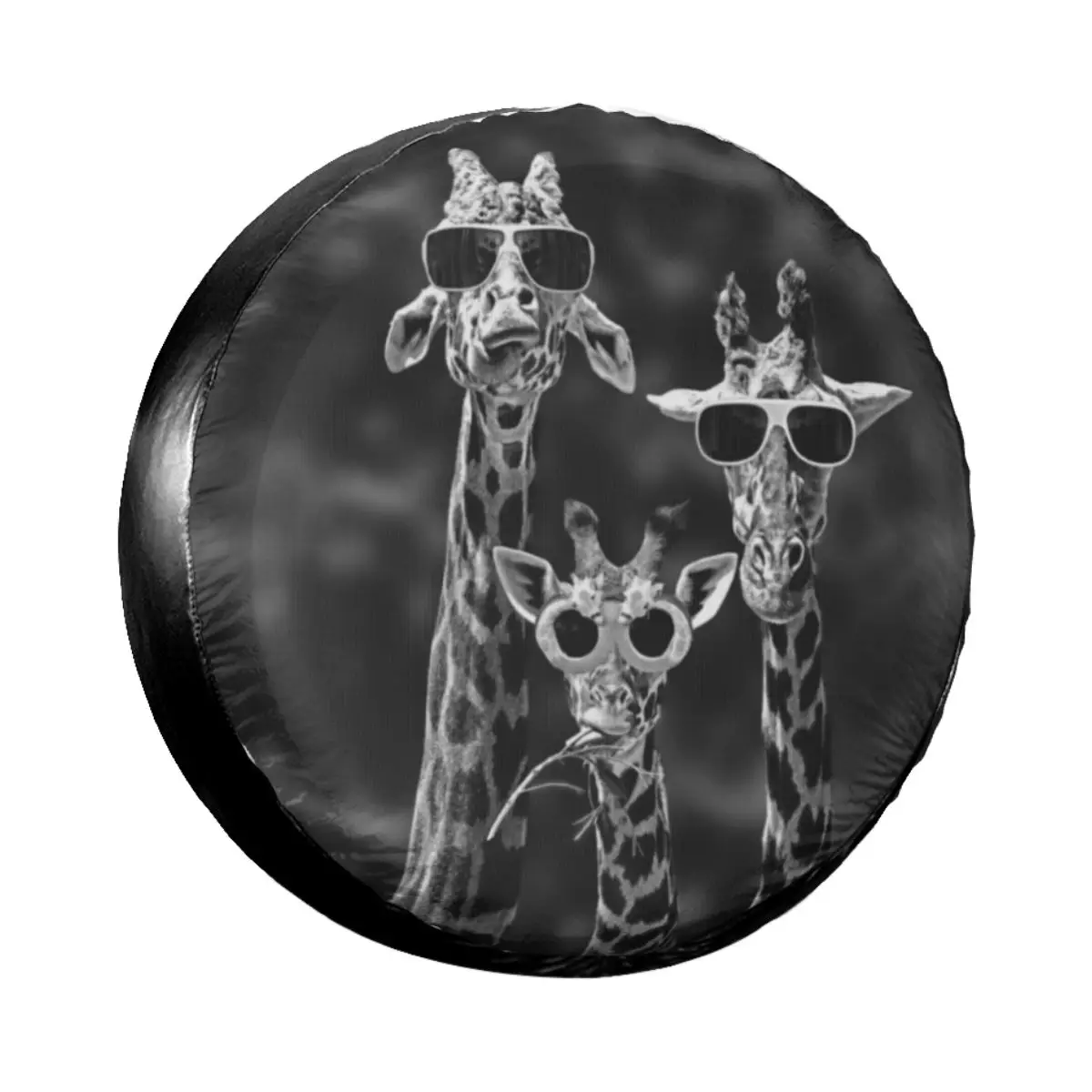 

Чехол с забавным жирафом для запасных шин, чехол для солнцезащитных очков, чехол с животными для Suzuki Mitsubish, 14, 15, 16, 17 дюймов