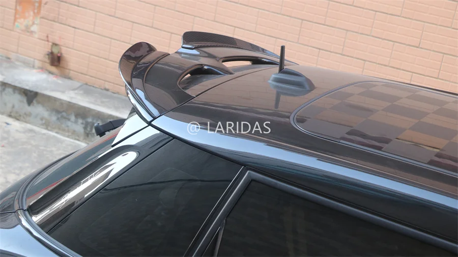 2 Stück Kohle faser Heckspoiler verlängerung für Mini JCW John Cooper Works F55 F56 Heckflügel klappen Zubehör Karosserie Außen Kit – Detail 10