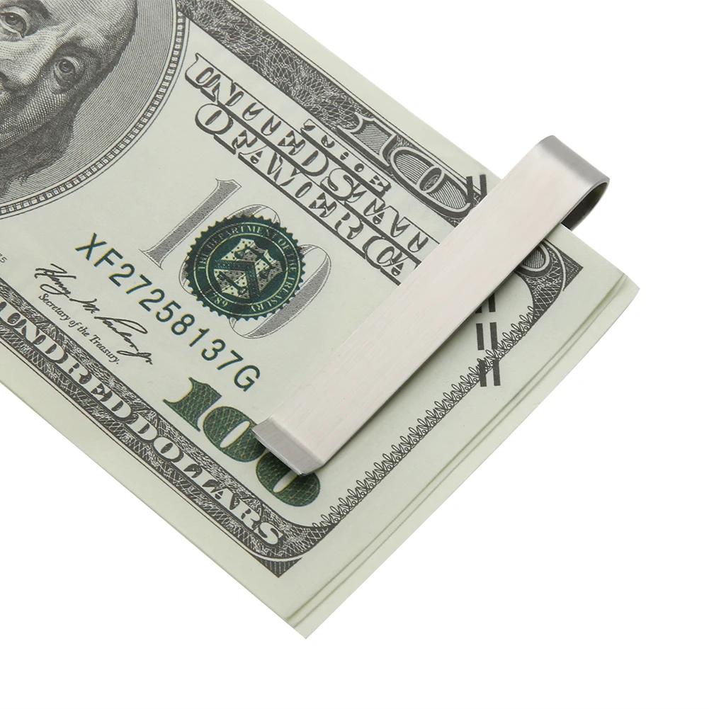 Metal Money Clip Stainless Steel Bill Wallet Folder Multifunctional Money Clamp Tools Easy To Carry Bill Clip Clamp Practical Gifts Men Women