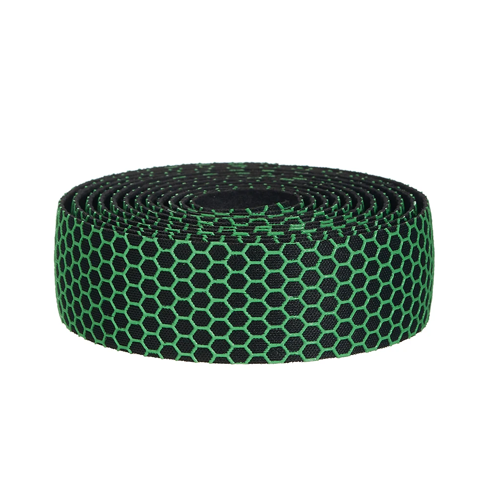 New Bike Handlebar Road Bicycle Anti-slip Silica Gel EVA Shock Absorption Handle Bar Tape Cycling Wrap End Plug 1Pair