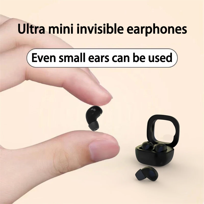 Bluetooth Headphones Small Ear Microphone Mini Hands-Free Small