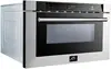 24" Inch. Microwave Drawer Oven with Touch Open Door - 1.2 Cubic Feet Electric Oven Capacity - Stainless Steel Child Safety Lock 2