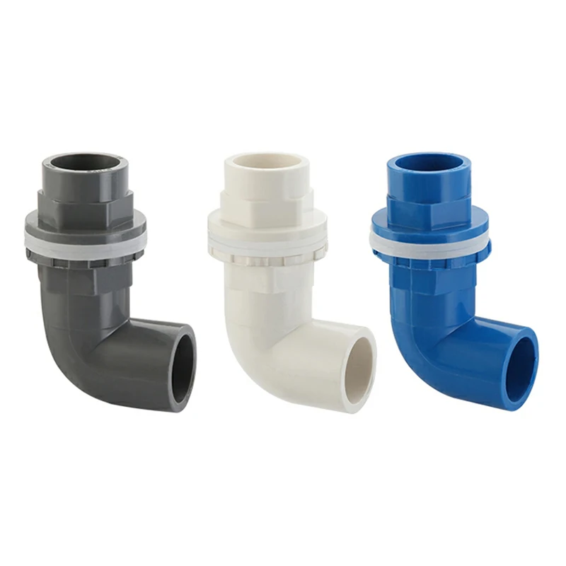 I.D20~50mm PVC Aquarium 90 ° Ellenbogen Entwässerung Anschluss Aquarium Überlauf Gelenke Wasser Einlass Auslass Versorgung Rohr DIY Ablauf Armaturen – Detail 15