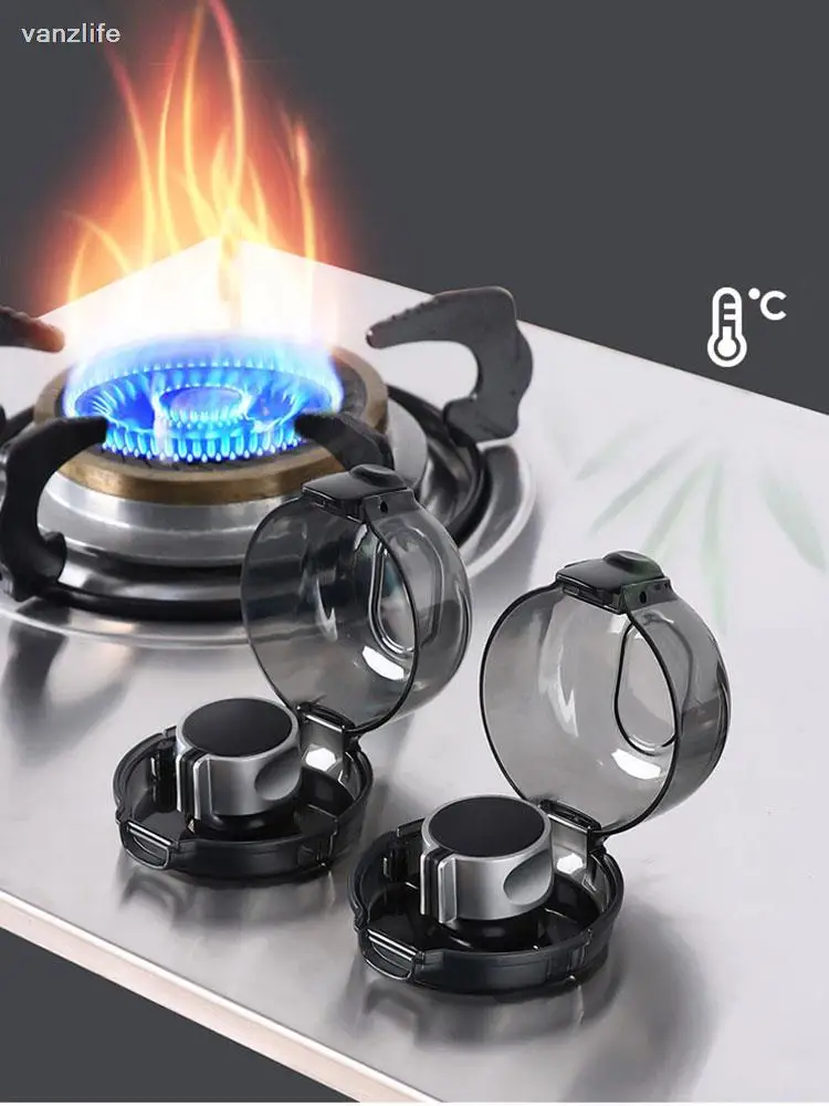 Household High Temperature Gas Stove Switch Protective Cover Kitchen Oil-Proof Knob Children | Обустройство дома