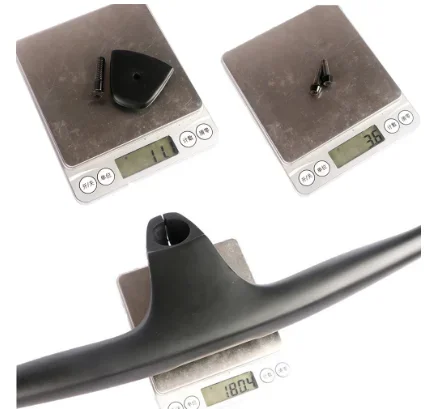 Bicycle Handlebar T1000 Carbon fiber integrated MTB Bicycle Handlebar Riser Flat Handlebar Titanium screw use mtb XC cross country Endurance