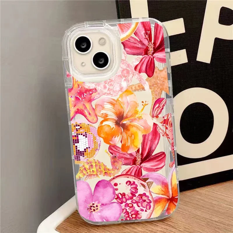 Floral Love Heart Protective Phone Case