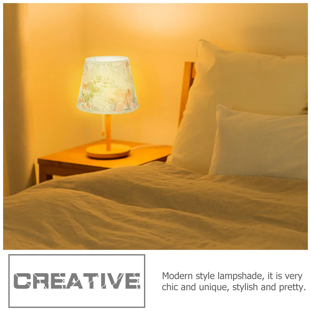 

2Pcs Decorative Table Light Chic Floor Light Shade Dustproof Light Shell