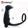 Men Prostate Massager Cock Vibration Ring Anal Vibrator Stimulate Butt Plug For Men Adult Erotic Anal Sex Toys Penis Sleeve Ring 1
