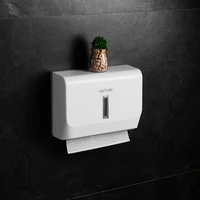 Kitchen Tissue Dispenser Luxury Paper Towel Dispenser High Quality ABS Tissue Box Wall Mounted Punch Free for Toilet 2