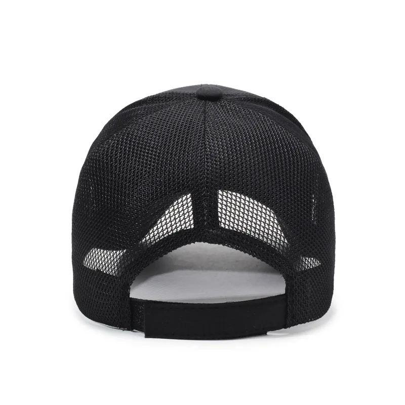 FS 2025 Black Thin Mesh Baseball Cap For Women Summer Breathable Long Brim Trucker Hats Outdoor Sports Men Hat Gorras Hombre 4