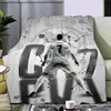Football star Printed Picnic Blankets R-ronaldo M-Messis Warm Blanket Soft and Comfortable Blanket Home Travel Birthday Gift 2