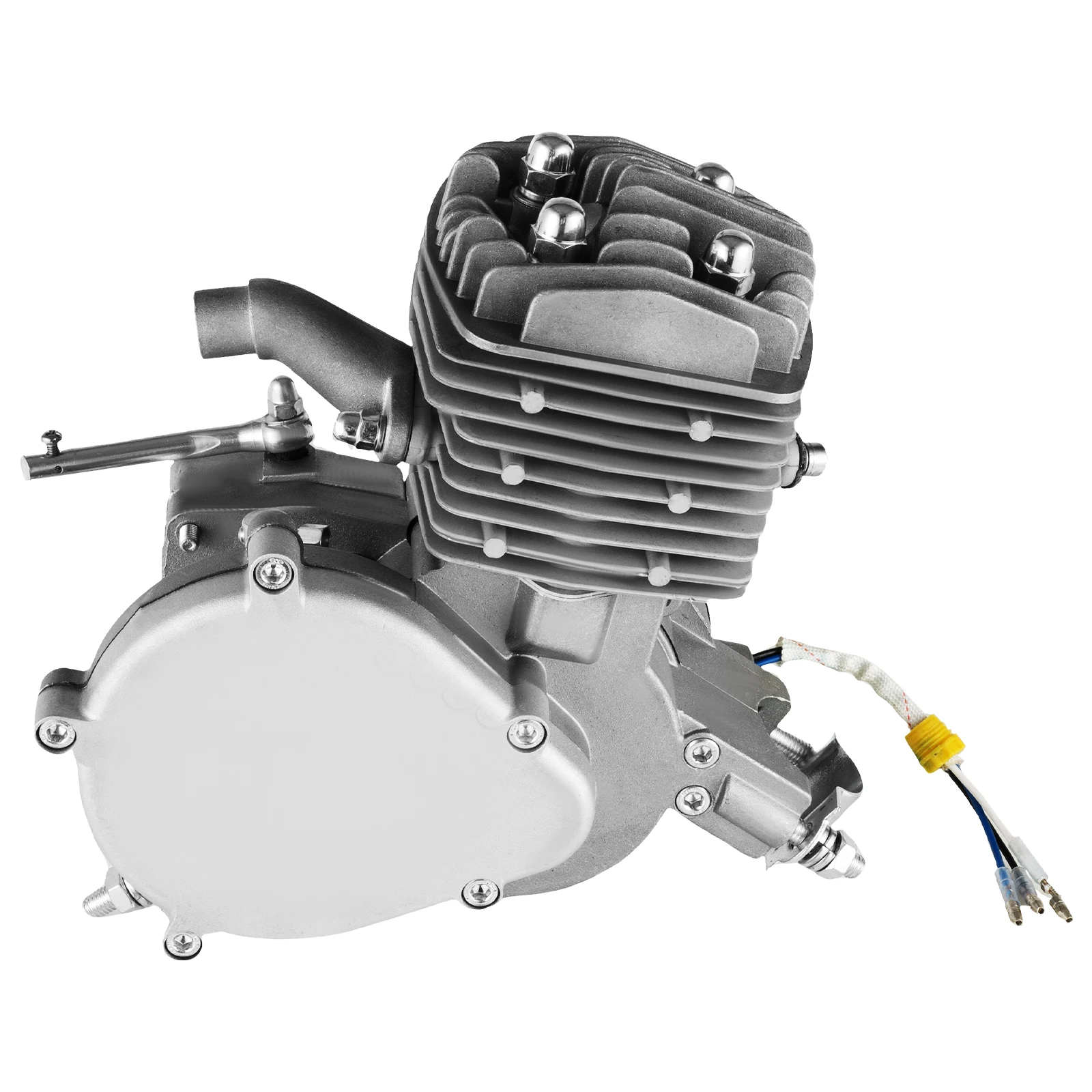 80CC Fahrrad-Kraftstoffmotor-Kit 2-Takt-Motor mit CDI-Zündung, 40km/h Höchstgeschwindigkeit für 26-28 Zoll Fahrräder mit 2L Kraftstofftank – Detail 12