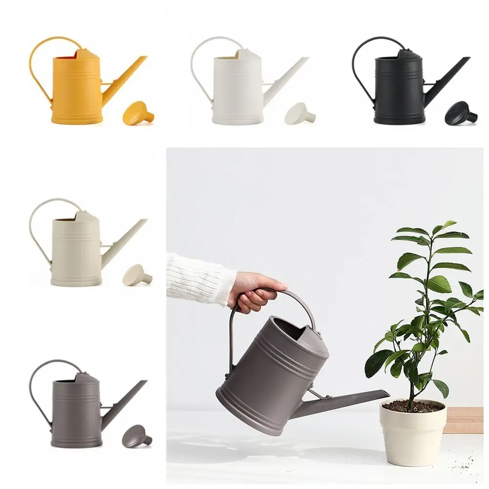

Large Capacity Long Spout Watering Can Thickened Plastic Portable Watering Pot Detachable Spray Head 2L Watering Kettle Office