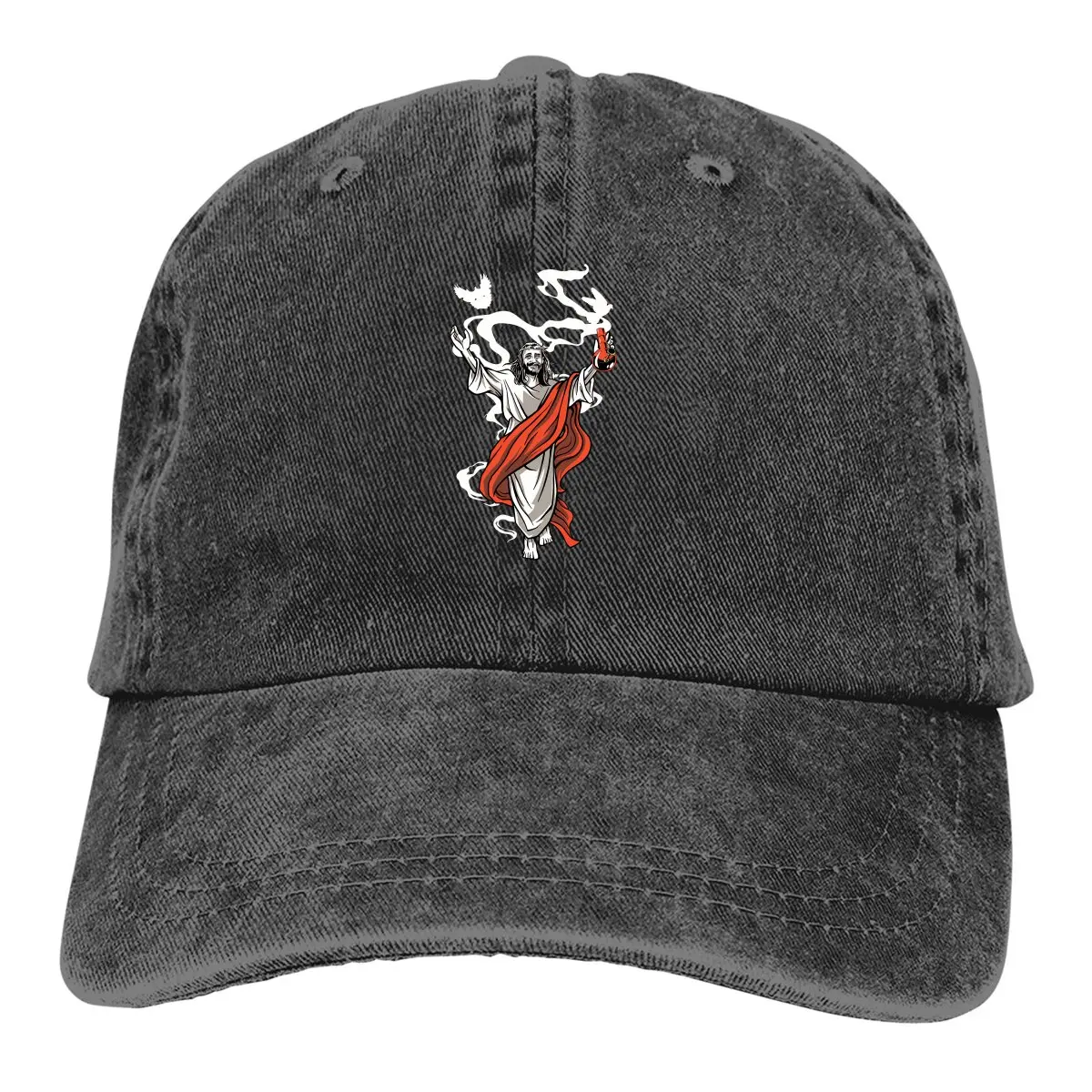 

Stoned Jesus Classic Baseball Cap Men Hats Women Visor Protection Snapback Jesus God Caps