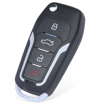 Keyforkess 315MHz CWTWB1U331 Aggiornato A Distanza di Vibrazione Key Fob 3 1 4 Pulsante per Ford Explorer, per Lincoln Town Car LS, per Mercury Sable - KEYECU 315MHz CWTWB1U331 Aggiornato A Distanza di Vibrazione Key Fob 3 1 4 Pulsante per