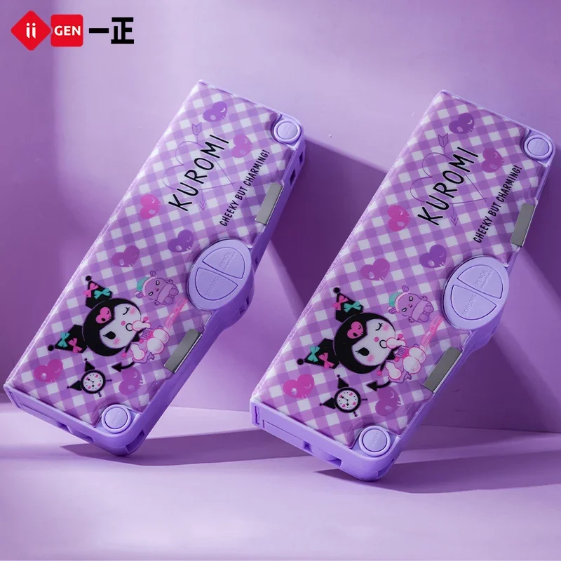 

Карандаш Sanrio Kuromi Женский, милые канцелярские принадлежности, Большой Вместительный стилус, Многофункциональный карандаш, детский подарок