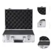 Aluminum Alloy Case Hard Briefcases Lockable Organizer Secure Document Storage Box Carrying Case for Outdoor Men Camera Gear 5