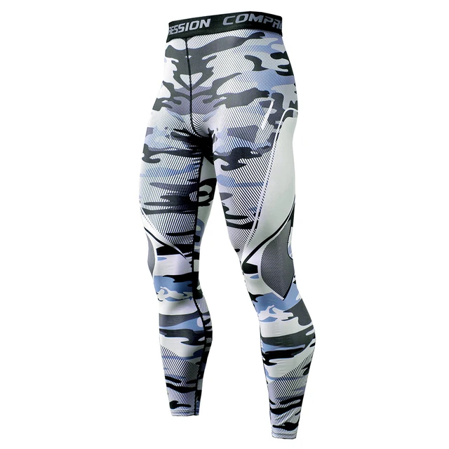 Mens Gym Compression Leggings Sport Training Pants Men Running Tights Trousers Men Sportswear Dry Fit Jogging Pants KC170