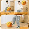 18/21/24 Solid Silent Basketball Kid Indoor Silent Sponge Elastic Little Leather Ball Lightweight 3/5/7 Inch Children Sports Toy 6
