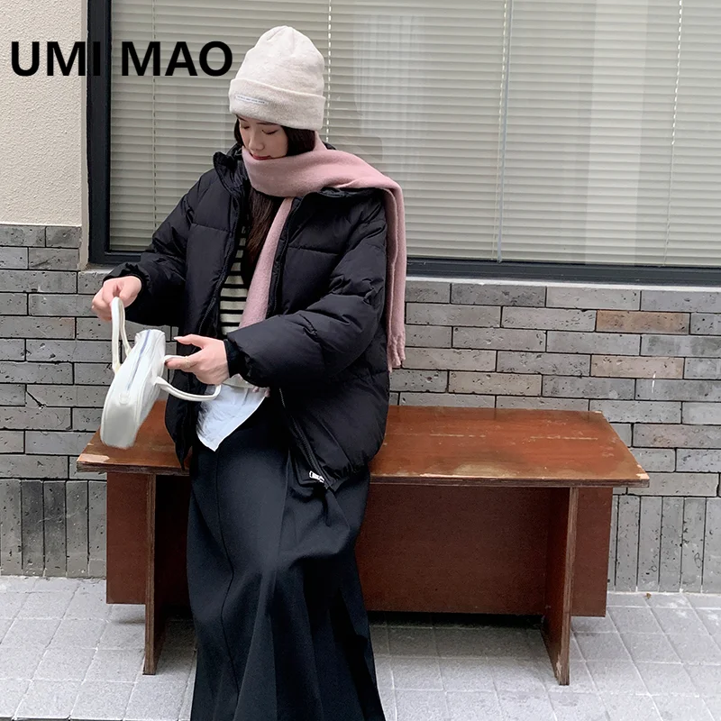 

UMI MAO Cotton Coat Women's Winter Jacket Korean Short Bread Suit Small Large Hong Kong Loose Down Coat Student Style Femme