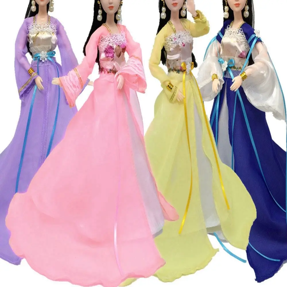 2022 neueste Alte Kleid Puppe Chinesischen Kaiserlichen Konkubine Gericht Fee Anzug Für 30cm Puppe Zubehör Mädchen Prinzessin Puppen Kleidung – Detail 5