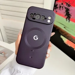 Fashion Metallic Paint Soft TPU Magnetic Case with Full Protection - Google Pixel 11 (PURPLE)