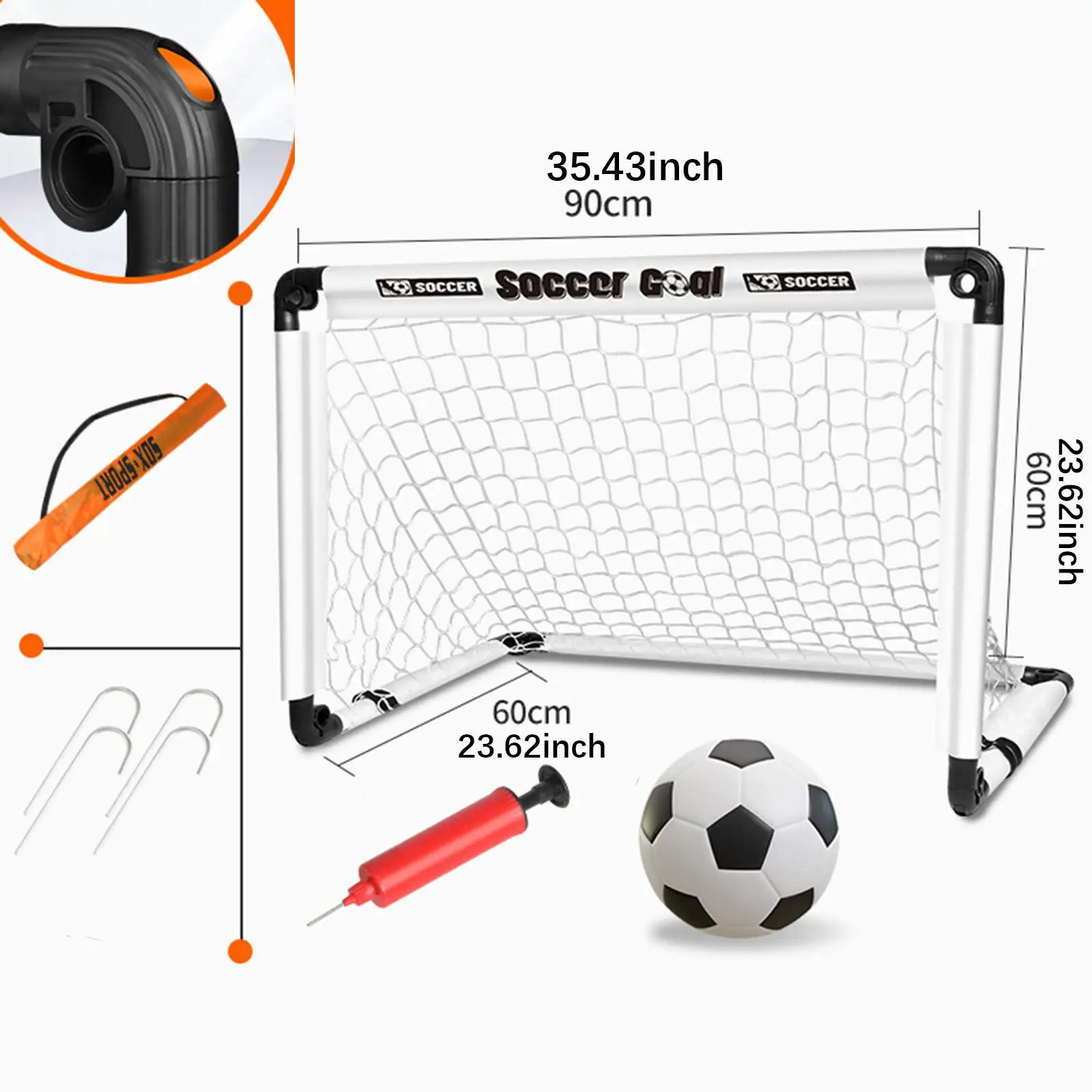 Kids Soccer Goal with Ball for Park Games Backyard Garden