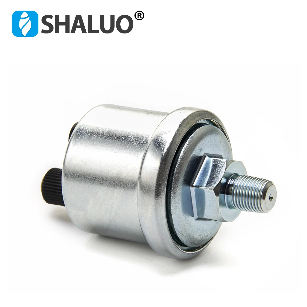 0-10Bars 1/8NPT Diesel Engine VDO Oil Pressure Sensor Stainless Crew Plug Alarm Matching Oil Pressure Gauge Generator Parts