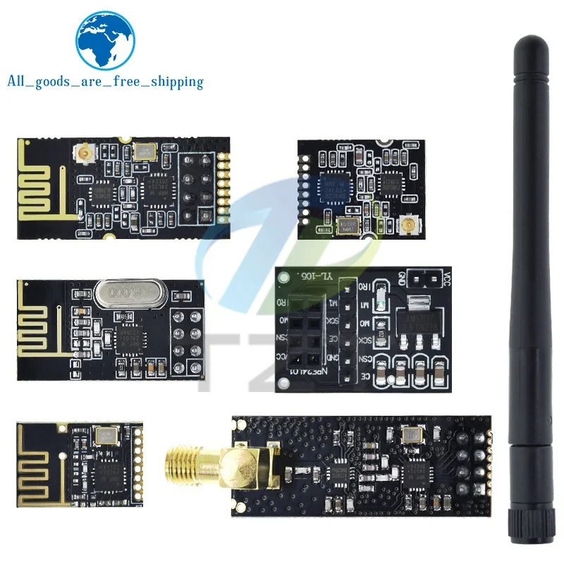 1/3PCS NRF24L01 + 2,4G drahtlose daten übertragung modul 2,4 GHz NRF24L01 upgrade version NRF24L01 + PA + LNA 1000 Meter Für Arduino