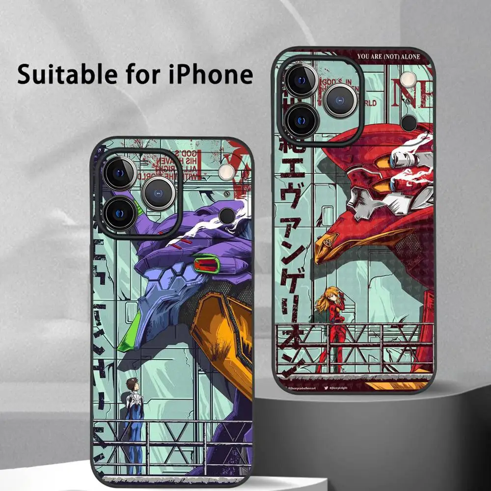 Neon Genesis Evangelion Black Frosted Soft Shell Phone Case