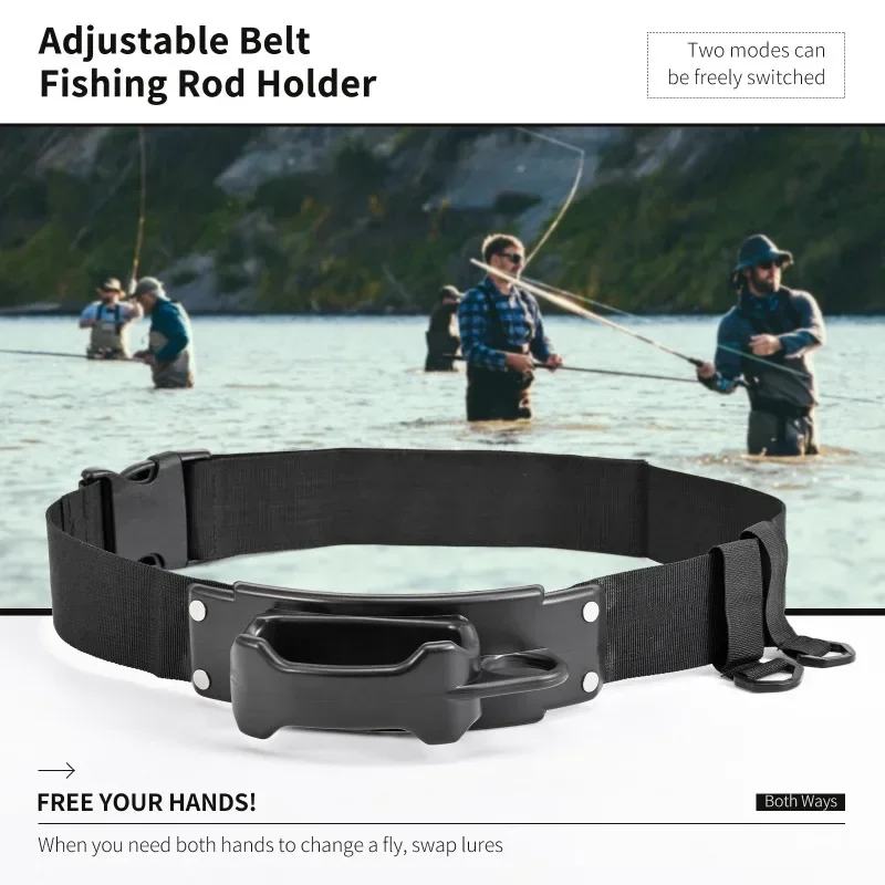 1PC Fishing Belts Lure Rod Waist Support Belt Fishing Bracket Temporary Insertion Outdoor Tackle Supplies Accessories fishing rod bracket fishing gear accessories