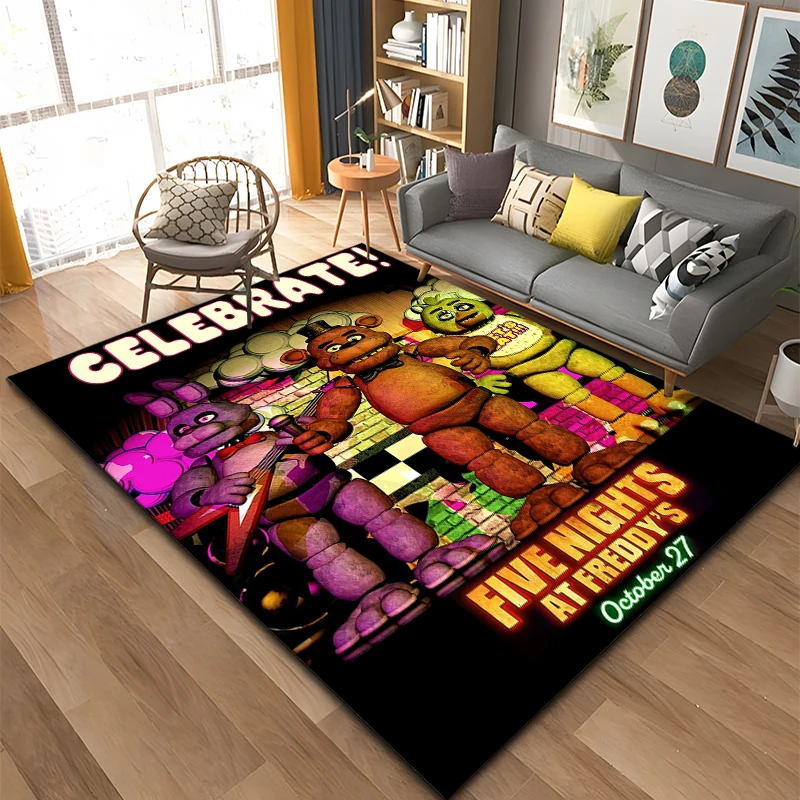 Tappetino Mouse FNAF Five Nights At Freddy's 30x80 Cm - Stampa 3D, Base Antiscivolo