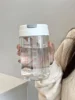 1 pcs 550ML transparent water bottle, portable outdoor water cup for girls 3