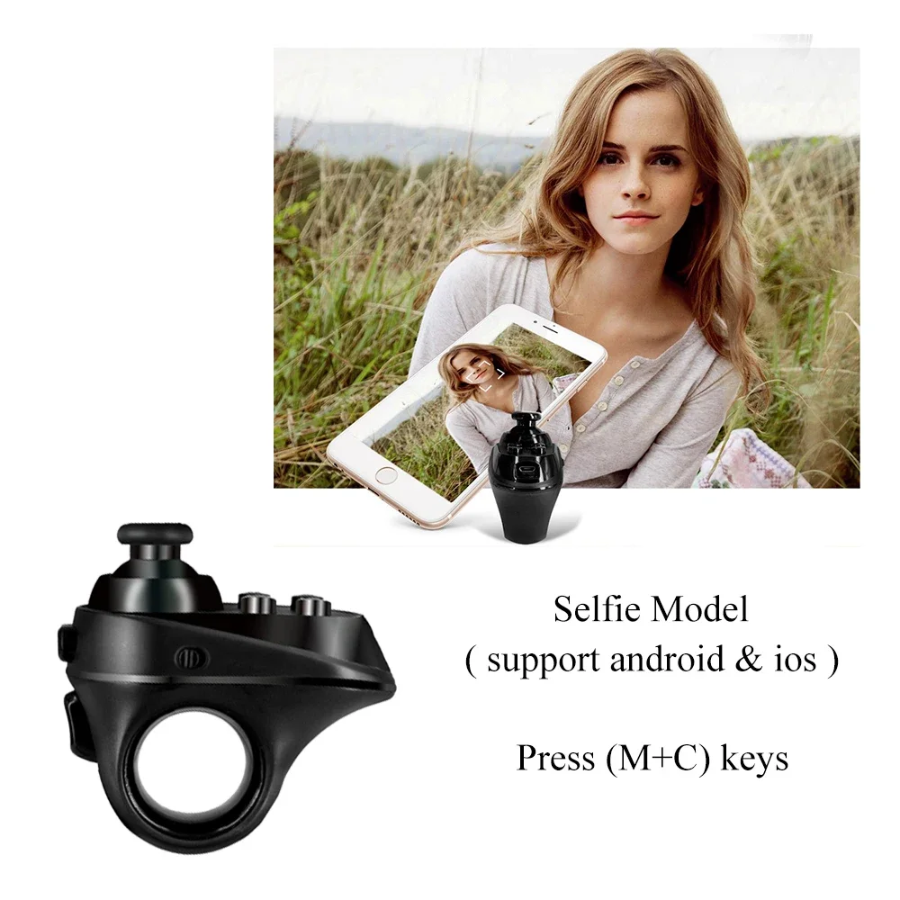 Bluetooth-compatible Gaming Finger Mouse Handle Adapter Mouse Gaming Mice Mause Gamer Support Android IOS System VR Headset gaming mouse