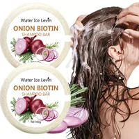 Savon Shampoing à l'oignon et à la biotine - 60 g, adapté à tous les types de cheveux, hydratant et lissant, riche en extrait de romarin 6