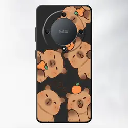 Cute Capybara Soft Armor Phone Case Cover for Honor X7 4G (UUAZA01)