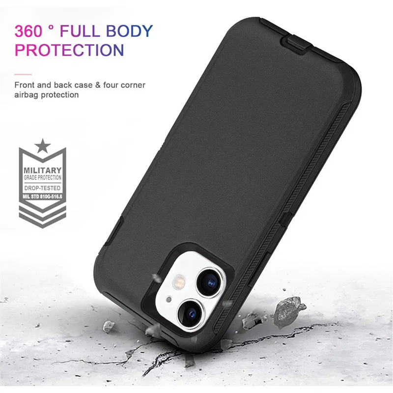 ShockProof Defender Case for iPhone 16 15 14 13 12 11 Pro Max Plus 7 8 plus X XS MAX XR Armor Cover Case Holster 5