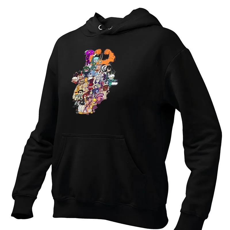 Skullgirls Hoodies Fighting Games Characters Fans Gift Streetwear Retro Casual Soft Unisex Hooded Sweatshirt