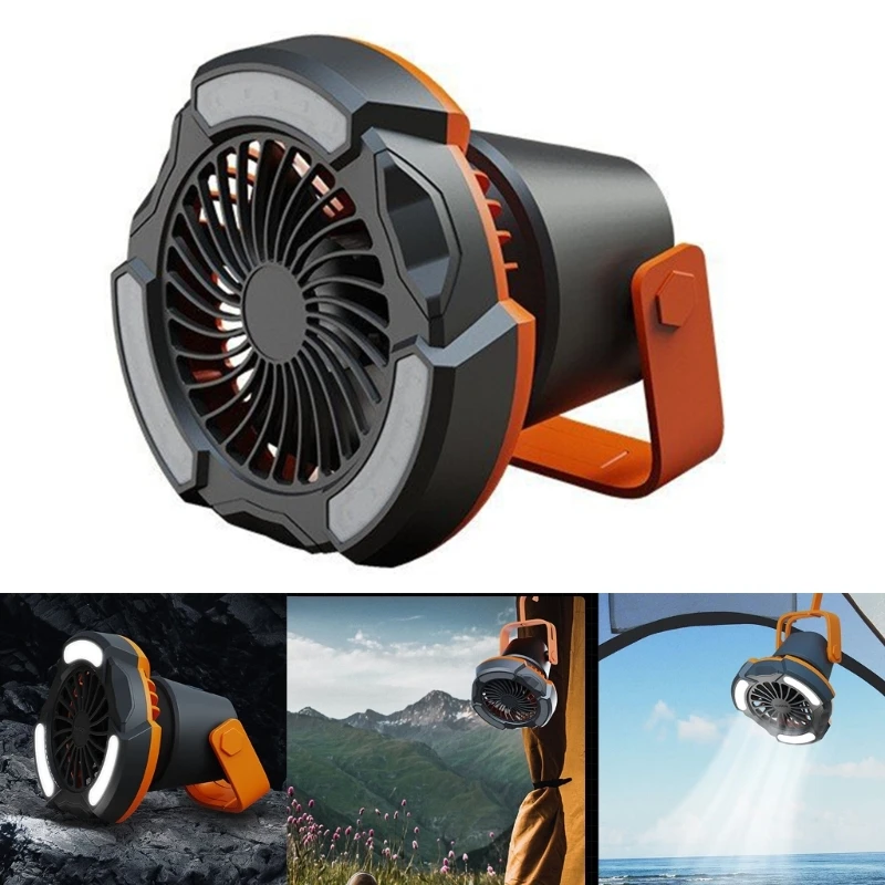 

Battery Desk Fan LED Light Mini Fan for Better Cooling Room, Office, Travel
