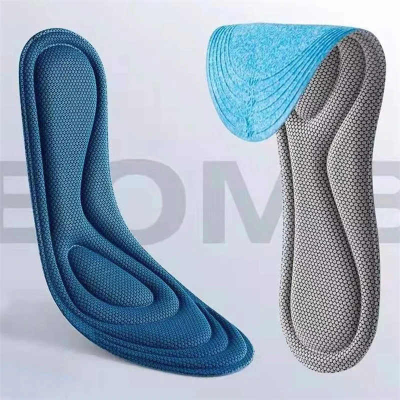 4 stücke Memory Foam Orthopädische Einlegesohlen für Schuhe Männer Frauen Nano Antibakterielle Desodorierung Einlegesohle Schweiß Absorption Lauf Kissen – Detail 14