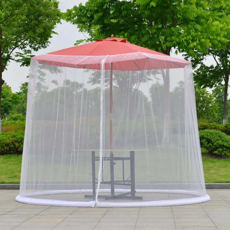 Umbrella Mosquito Net, Outdoor Parasol Net Cover, Roman Umbrella Anti-mosquito Net Net, Installation-free Courtyard