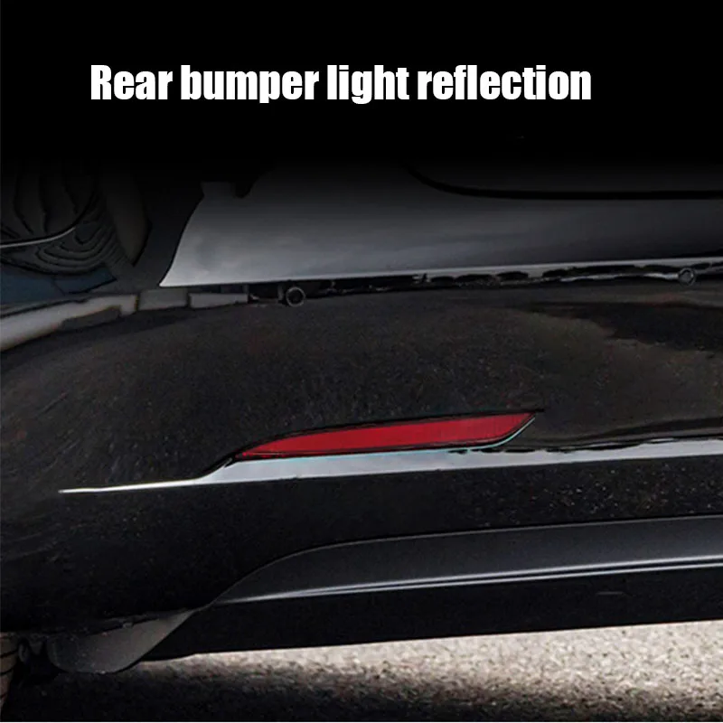 Tesla Model3 Model Y Rear Bumper Reflector Rear Bumper Light Reflector Decorative Lampshade