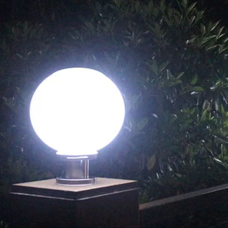 Fence Lampshade LED Bulbs Cover Post Light Outdoor for Yard Acrylic Lights Garden Supplies Fixtures outside 2