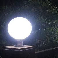 Fence Lampshade LED Bulbs Cover Post Light Outdoor for Yard Acrylic Lights Garden Supplies Fixtures outside 2