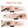 Lash Bond and Seal and Remover Kit Clusters Eyelash Glue Remover Waterproof DIY Eyelash Extensions Glue Strong Hold Fast Remove 4