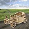 3D Wooden Puzzle Handmade Retro Convertible Model Handmade DIY Assembly Toy Jigsaw Model Building Kits for Children Gift 5